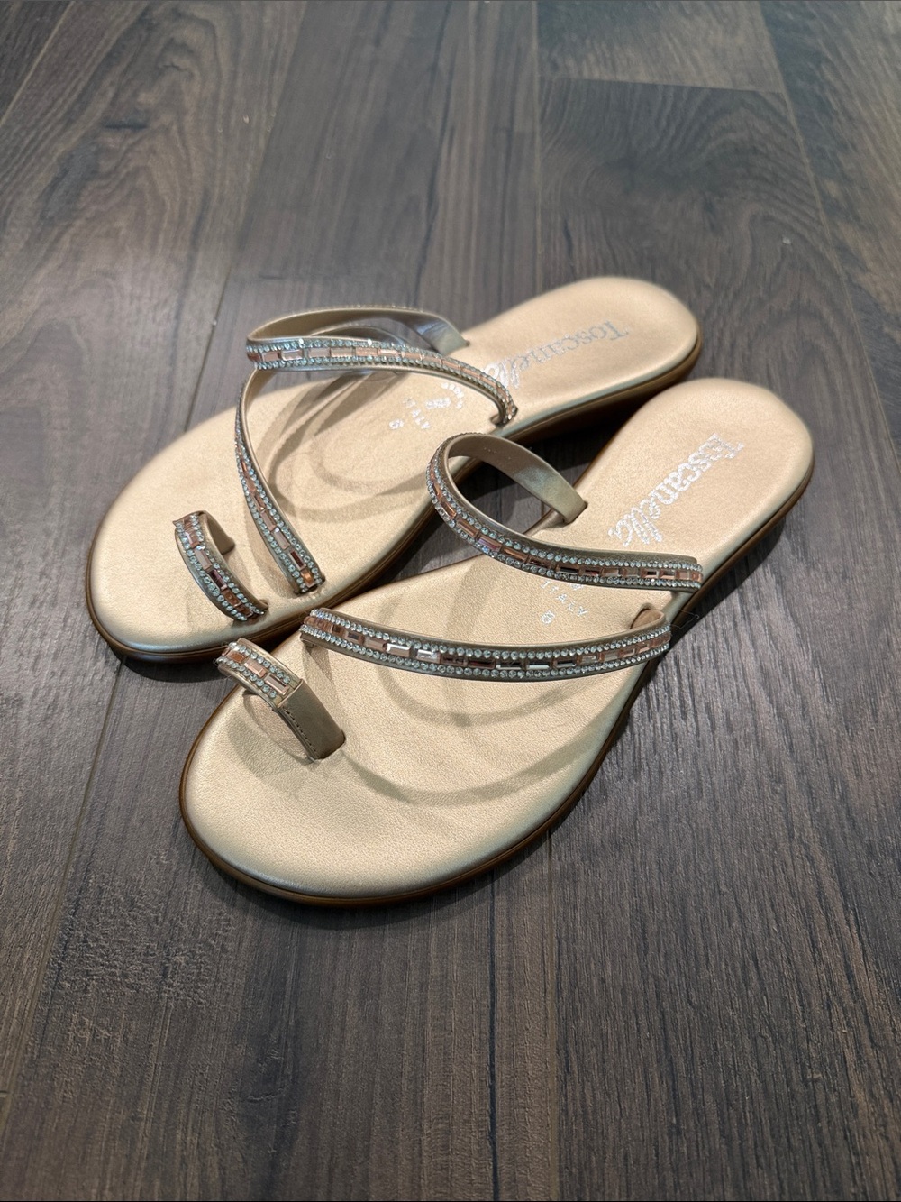 Toscanella Gold Sandals - 6